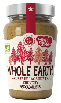 Beurre de cacahuètes crunchy BIO